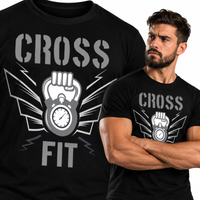KOSZULKA NA SIŁOWNIĘ CROSS FIT 2